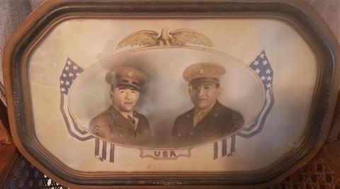 Brothers Reginald Helms, left, and Romaldo Helms served in the U.S. Army during World War II and were killed in action