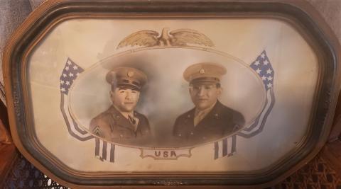 Brothers Reginald Helms, left, and Romaldo Helms served in the U.S. Army during World War II and were killed in action Brothers Reginald Helms, left, and Romaldo Helms served in the U.S. Army during World War II and were killed in action