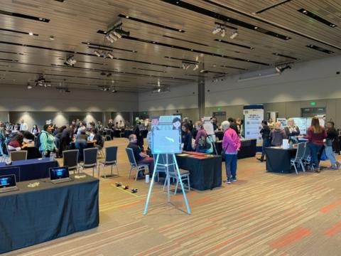 A college and career fair was just one of the many STEM-related events at the annual AISES National Conference A college and career fair was just one of the many STEM-related events at the annual AISES National Conference