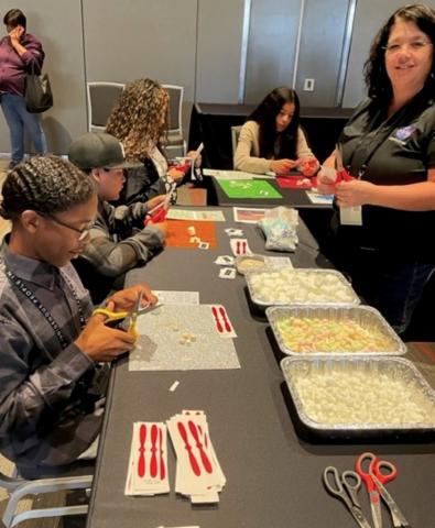 STEM activities kept students busy in between workshops and other activities at the annual AISES National Conference in Spokane, Washington last month STEM activities kept students busy in between workshops and other activities at the annual AISES National Conference in Spokane, Washington last month