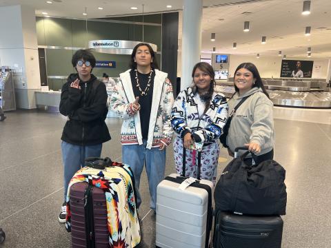 Noli seniors prepare for their visit to UC, Berkeley for the College Horizons program in June. From left, Eric Hampton, Jeffrey Arres, Nevaeh Ochoa, Noli AVID co-coordinator Andrea Duran Noli seniors prepare for their visit to UC, Berkeley for the College Horizons program in June. From left, Eric Hampton, Jeffrey Arres, Nevaeh Ochoa, Noli AVID co-coordinator Andrea Duran