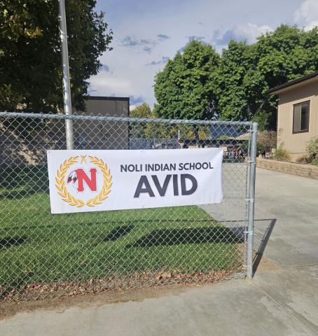 Noli Indian School serves grades 6-12 and has a robust AVID program among its students Noli Indian School serves grades 6-12 and has a robust AVID program among its students