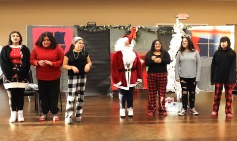 Several members of the Noli Indian School Drama Club perform for family, teachers and staff on Dec. 8 Several members of the Noli Indian School Drama Club perform for family, teachers and staff on Dec. 8