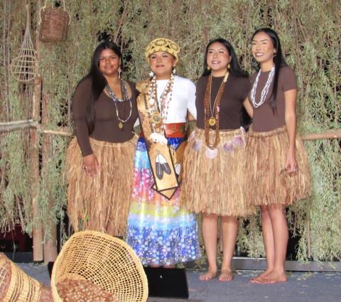 The 2026-2027 $ovóova Po’$wáamay Crowning Ceremony tales place at the Soboba Casino Resort Event Center, Oct. 10. From left, Candidate Raya Salgado, reigning Daughter of Soboba Su’la Arivso, candidate So’a Nelson, and candidate Se’ish Lula Morillo The 2026-2027 $ovóova Po’$wáamay Crowning Ceremony tales place at the Soboba Casino Resort Event Center, Oct. 10. From left, Candidate Raya Salgado, reigning Daughter of Soboba Su’la Arivso, candidate So’a Nelson, and candidate Se’ish Lula Morillo