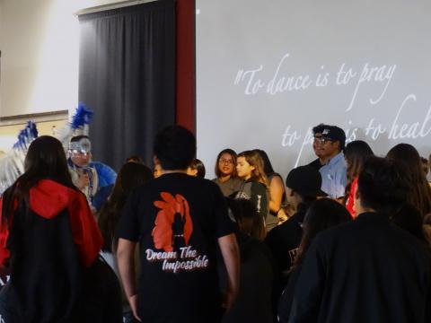 Popular presenter, Supaman, kept the interest of youth attending the 13th annual Dream the Impossible conference in Redlands on April 13 Popular presenter, Supaman, kept the interest of youth attending the 13th annual Dream the Impossible conference in Redlands on April 13