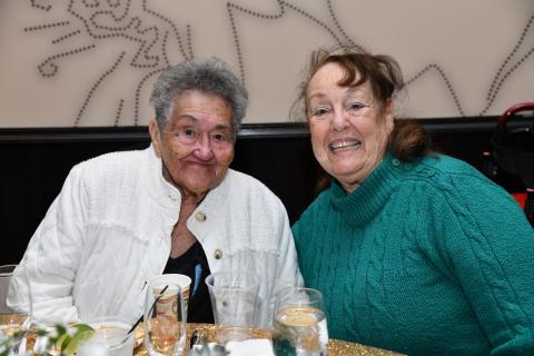 Soboba Elder Theresa Seaton, left, with her guest at the Elders New Year’s Eve party on Dec. 29. Photo courtesy of Joan Fuller Soboba Elder Theresa Seaton, left, with her guest at the Elders New Year’s Eve party on Dec. 29. Photo courtesy of Joan Fuller