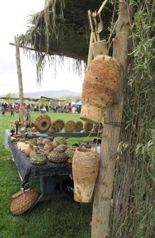 Traditional baskets and other items are available for sale at the Soboba Fiesta, held May 16 at the Soboba Sports Complex Traditional baskets and other items are available for sale at the Soboba Fiesta, held May 16 at the Soboba Sports Complex