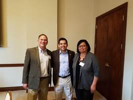 AMIHA Executive Director Dave Shaffer, Congressman Raul Ruiz and AMIHA Executive Board Chair Francie Diaz at the 9th annual Strategic Planning & Housing Forum in Pala on Sept. 21 AMIHA Executive Director Dave Shaffer, Congressman Raul Ruiz and AMIHA Executive Board Chair Francie Diaz at the 9th annual Strategic Planning & Housing Forum in Pala on Sept. 21