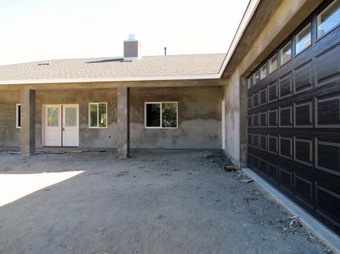 One of the homes nearing completion at the Soboba reservation, thanks to a home loan program implemented by the tribe One of the homes nearing completion at the Soboba reservation, thanks to a home loan program implemented by the tribe