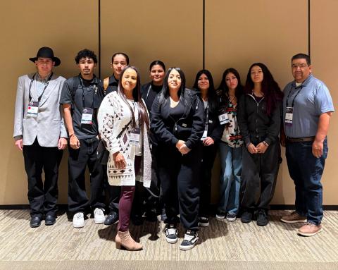 Soboba Tribal TANF youth attending NCAI’s 82nd annual Convention & Marketplace in Seattle, Nov. 16-21 are joined by Soboba Vice Chairwoman Geneva Mojado and Chairman Isaiah Vivanco Soboba Tribal TANF youth attending NCAI’s 82nd annual Convention & Marketplace in Seattle, Nov. 16-21 are joined by Soboba Vice Chairwoman Geneva Mojado and Chairman Isaiah Vivanco