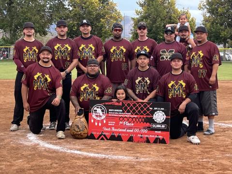 The Morongo Men’s Club (MMC) takes first place at the NIAA All Native Fastpitch Tournament at the Soboba Indian Reservation, Sept. 19-21 The Morongo Men’s Club (MMC) takes first place at the NIAA All Native Fastpitch Tournament at the Soboba Indian Reservation, Sept. 19-21