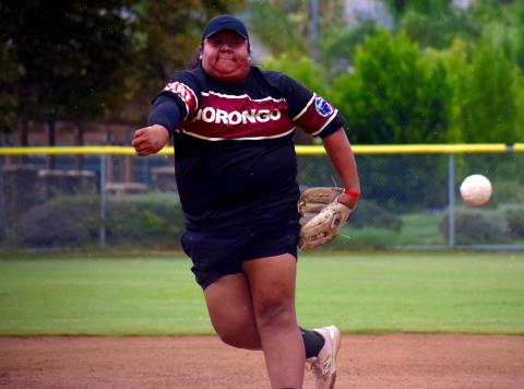 Kali Sargent with the Morongo Women is named MVP Pitcher of the NIAA All Native Fastpitch Tournament at Soboba Kali Sargent with the Morongo Women is named MVP Pitcher of the NIAA All Native Fastpitch Tournament at Soboba