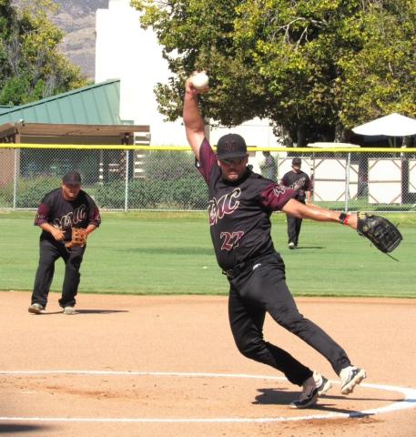 MMC pitcher Steven Normand during the first game of the 2025 NIAA All Native Fastpitch Tournament at the Soboba Sports Complex, Sept. 19 MMC pitcher Steven Normand during the first game of the 2025 NIAA All Native Fastpitch Tournament at the Soboba Sports Complex, Sept. 19