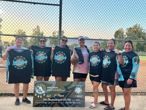 The Cali Reds place third in the men’s division of the 2024 NIAA All-Native Fastpitch Softball tournament. Rhonda Valenzuella photo The Cali Reds place third in the men’s division of the 2024 NIAA All-Native Fastpitch Softball tournament. Rhonda Valenzuella photo