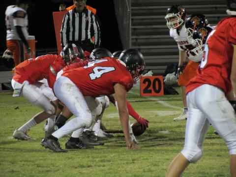 The Noli Braves defeated Indio’s Riverside County Education Academy Tigers 58-16 at its Nov. 1 homecoming football game The Noli Braves defeated Indio’s Riverside County Education Academy Tigers 58-16 at its Nov. 1 homecoming football game