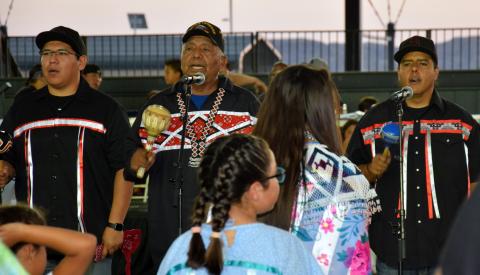 Bird singers share songs at last year’s Soboba Inter-Tribal Powwow Bird singers share songs at last year’s Soboba Inter-Tribal Powwow