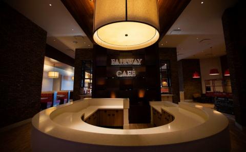The main entrance to the Fairway Cafe in the Soboba Casino Resort as construction is almost complete in San Jacinto on Tuesday, February 12, 2019. (Photo by Terry Pierson, The Press-Enterprise/SCNG)  The main entrance to the Fairway Cafe in the Soboba Casino Resort as construction is almost complete in San Jacinto on Tuesday, February 12, 2019. (Photo by Terry Pierson, The Press-Enterprise/SCNG)