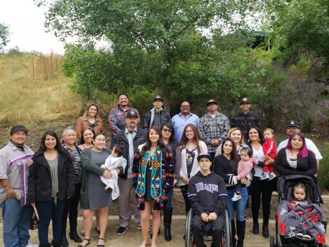 Rachelle Peterson and members of her family after her graduation from Cal State, San Marcos on May 17. She graduated with bachelor’s degrees in American Indian Studies and Human Development with an emphasis on Counseling Rachelle Peterson and members of her family after her graduation from Cal State, San Marcos on May 17. She graduated with bachelor’s degrees in American Indian Studies and Human Development with an emphasis on Counseling