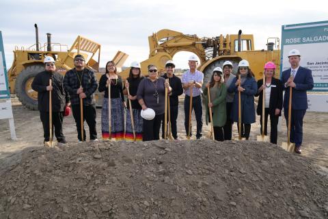 The groundbreaking for the Rose Salgado Elementary School in San Jacinto was celebrated by her family members as well as local dignitaries. Photo courtesy of Carrie Best, SJUSD The groundbreaking for the Rose Salgado Elementary School in San Jacinto was celebrated by her family members as well as local dignitaries. Photo courtesy of Carrie Best, SJUSD