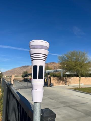 This weather station at the Soboba Fire Department is one of three that is monitored by the Soboba Tribal Environmental Department and offers all residents access to up-to-the-minute information through its website This weather station at the Soboba Fire Department is one of three that is monitored by the Soboba Tribal Environmental Department and offers all residents access to up-to-the-minute information through its website