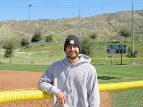 Ajay Parcero loves having an outdoor job as part of Soboba’s training program Ajay Parcero loves having an outdoor job as part of Soboba’s training program