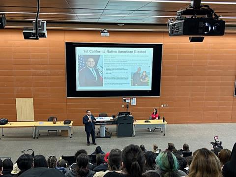 Assemblymember James Ramos was the keynote speaker at the annual Dream the Impossible Native Youth Conference at San Diego State University Assemblymember James Ramos was the keynote speaker at the annual Dream the Impossible Native Youth Conference at San Diego State University