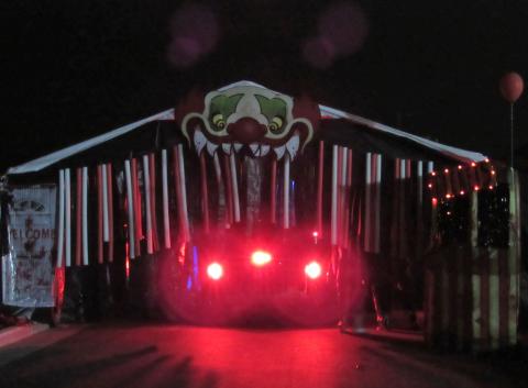 A drive-through haunted house was created by the Boniface and Morillo families as a traditional Halloween end for those that took part in Soboba’s Tribal Trunk or Treat event on Oct. 24 A drive-through haunted house was created by the Boniface and Morillo families as a traditional Halloween end for those that took part in Soboba’s Tribal Trunk or Treat event on Oct. 24