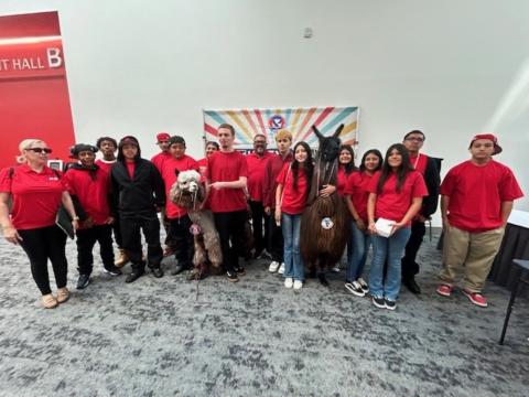 UNITY Conference attendees interact and feed therapy llamas/alpacas in Portland on Saturday, June 29 UNITY Conference attendees interact and feed therapy llamas/alpacas in Portland on Saturday, June 29