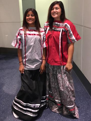 Soboba tribal youth Autumn Vivanco and Emma Arres were among more than 1,700 Native American attendees at the 2017 National UNITY conference in Denver from July 6 through 10 Soboba tribal youth Autumn Vivanco and Emma Arres were among more than 1,700 Native American attendees at the 2017 National UNITY conference in Denver from July 6 through 10