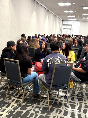 One of several UNITY breakout sessions is attended by Soboba Tribal TANF program members One of several UNITY breakout sessions is attended by Soboba Tribal TANF program members