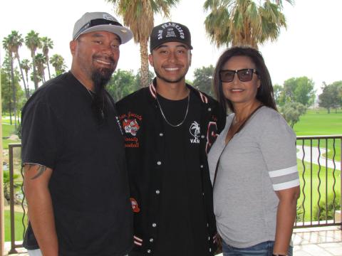 From left, Albert Parcero, Ajay Parcero and Julie Arrietta-Parcero of San Jacinto From left, Albert Parcero, Ajay Parcero and Julie Arrietta-Parcero of San Jacinto