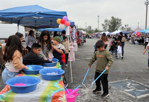 Lots of interactive play was offered at the Autism Acceptance Marketplace at the old Soboba Casino on April 3