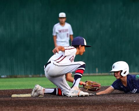 Ete’tish Arviso fields a play as shortstop during the SoCal Bombers tournament play in Cooperstown in July Ete’tish Arviso fields a play as shortstop during the SoCal Bombers tournament play in Cooperstown in July