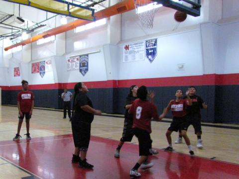Teams from Soboba and UAII play ITS basketball at the Soboba Sports Complex Teams from Soboba and UAII play ITS basketball at the Soboba Sports Complex