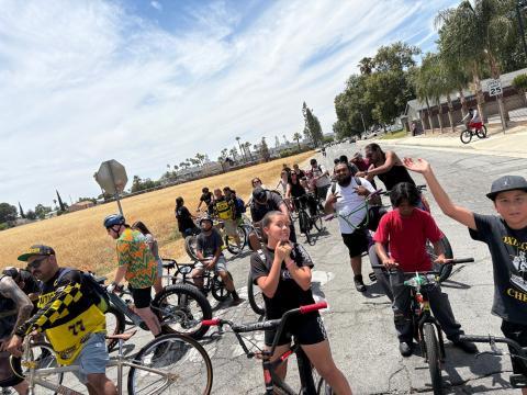 The 2nd annual Ride the Valley Together event took about 80 riders on a two-hour ride around the city of San Jacinto. Photo courtesy of the Soboba Band of Luiseño Indians The 2nd annual Ride the Valley Together event took about 80 riders on a two-hour ride around the city of San Jacinto. Photo courtesy of the Soboba Band of Luiseño Indians