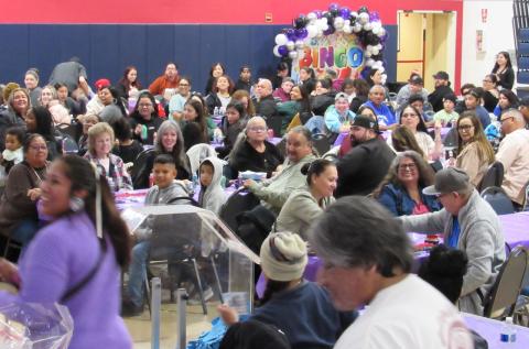 More than 400 supporters filled the Soboba Sports Complex to play bingo, eat a delicious dinner and try to win multiple raffle prizes on March 7 More than 400 supporters filled the Soboba Sports Complex to play bingo, eat a delicious dinner and try to win multiple raffle prizes on March 7