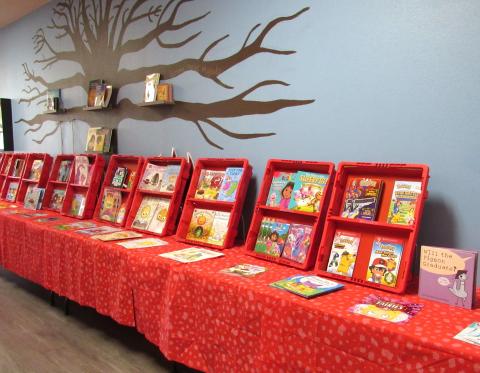 A variety of children’s books are displayed during the week-long Scholastic Book Fair at Soboba Tribal Preschool A variety of children’s books are displayed during the week-long Scholastic Book Fair at Soboba Tribal Preschool