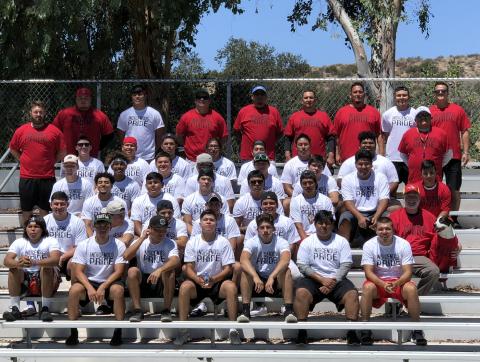 Nearly 40 Native American athletes from across the country spent a couple of days at the Soboba reservation to prepare for the inaugural Indigenous Bowl in San Diego on July 7 Nearly 40 Native American athletes from across the country spent a couple of days at the Soboba reservation to prepare for the inaugural Indigenous Bowl in San Diego on July 7