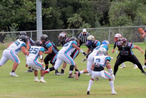 The second annual Indigenous Bowl was played at The Oaks football stadium at the Soboba Indian Reservation on June 29 The second annual Indigenous Bowl was played at The Oaks football stadium at the Soboba Indian Reservation on June 29