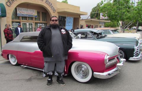 Matthew Basquez displayed his 1949 silver and pink Mercury along with other cars from members of the Inland Empire Originals car club at the recent San Jacinto Cinco de Mayo festivities in downtown San Jacinto Matthew Basquez displayed his 1949 silver and pink Mercury along with other cars from members of the Inland Empire Originals car club at the recent San Jacinto Cinco de Mayo festivities in downtown San Jacinto
