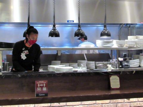 The Noodle Bar inside the Soboba Casino is one of three full-service restaurants that were in business when guests returned to the venue on May 27 The Noodle Bar inside the Soboba Casino is one of three full-service restaurants that were in business when guests returned to the venue on May 27