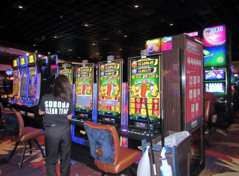 Marlen Shuler is a member of the Soboba Clean Team who was tasked with wiping down each slot machine after its use by guests that returned to the SCR on May 27 Marlen Shuler is a member of the Soboba Clean Team who was tasked with wiping down each slot machine after its use by guests that returned to the SCR on May 27