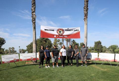 Members of the Soboba Tribal Council and Soboba Foundation welcome nonprofits and participants to the 9th annual Soboba Charity Golf Tournament in May 2021. This year’s event will be in March. Carlos Puma/Puma Images Photography Members of the Soboba Tribal Council and Soboba Foundation welcome nonprofits and participants to the 9th annual Soboba Charity Golf Tournament in May 2021. This year’s event will be in March. Carlos Puma/Puma Images Photography
