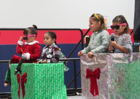 Preschoolers are the cutest presents as they take part in the Soboba Tribal Preschool’s annual winter performance program Preschoolers are the cutest presents as they take part in the Soboba Tribal Preschool’s annual winter performance program