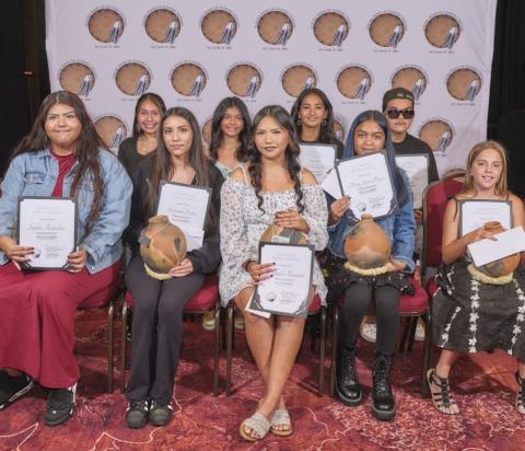 Students achieving Platinum status are given a certificate, olla and a cash envelope at the student awards ceremony in their honor Students achieving Platinum status are given a certificate, olla and a cash envelope at the student awards ceremony in their honor