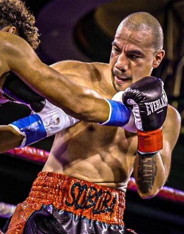 Soboba’s Jimmie Nunez during his bout at War in the Empire, Jan. 17 at SCR Soboba’s Jimmie Nunez during his bout at War in the Empire, Jan. 17 at SCR