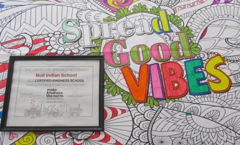 Certified as an official Kindness School, Noli students participate in an ongoing coloring activity to spread good vibes Certified as an official Kindness School, Noli students participate in an ongoing coloring activity to spread good vibes