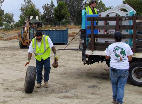Several departments worked together to make last month’s annual Community Cleanup Event a success Several departments worked together to make last month’s annual Community Cleanup Event a success