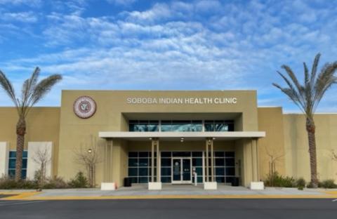 The new Soboba Indian Health Clinic on the Soboba Indian Reservation is much larger and offers more services than the old building on Donna Way in San Jacinto The new Soboba Indian Health Clinic on the Soboba Indian Reservation is much larger and offers more services than the old building on Donna Way in San Jacinto