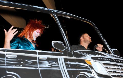 Carpool Karaoke was the theme for third-place winners San Jacinto Unified School District as several performers "sang" a medley of popular songs, including "David Bowie" Carpool Karaoke was the theme for third-place winners San Jacinto Unified School District as several performers "sang" a medley of popular songs, including "David Bowie"